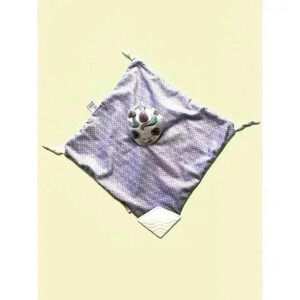 BooginHead Unicorn Lovey Teether Plush Security Blanket Purple 12 inch